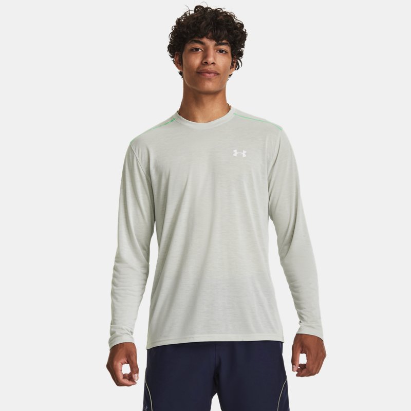 Men's  Under Armour  Anywhere Long Sleeve Olive Tint / Olive Tint / Reflective M